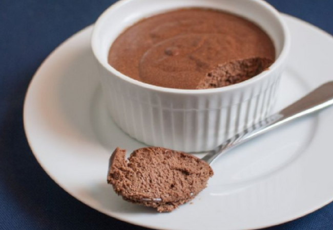 receita de mousse de chocolate fit