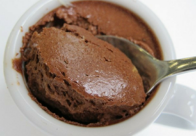 receita de mousse de chocolate low carb