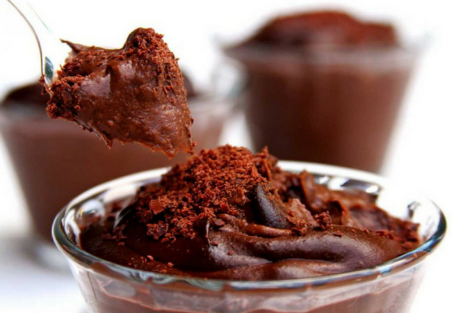 receita de mousse de chocolate vegano