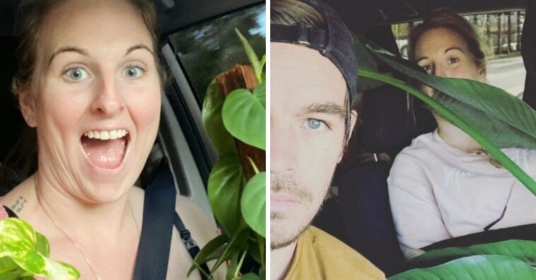 mulher obcecada por plantas