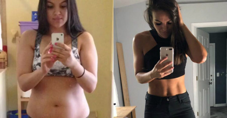 mulher perdeu quase 30 quilos mudando um hábito