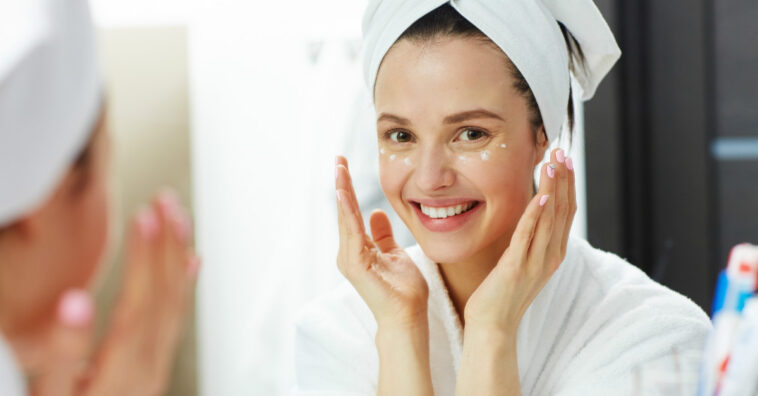 máscara noturna caseira