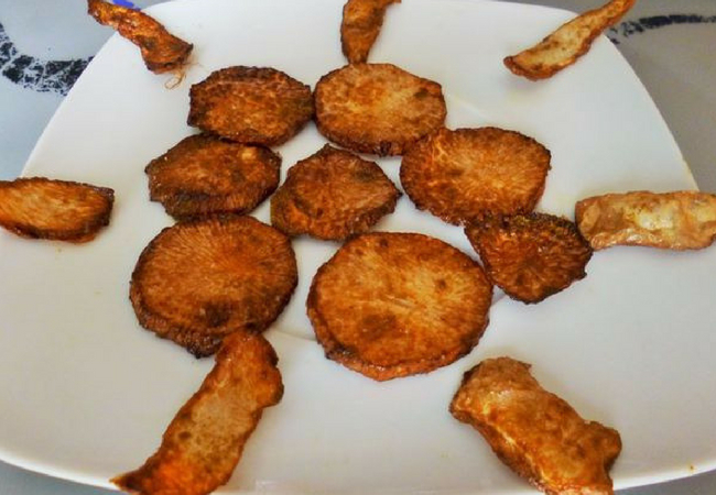 receita de nabo frito