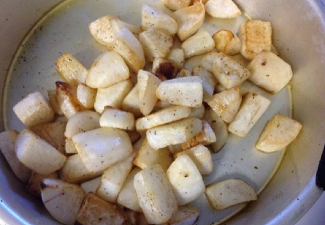 receita de nabo no forno