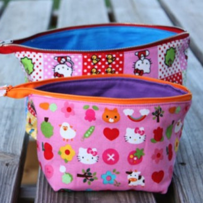 necessaire infantil tecido