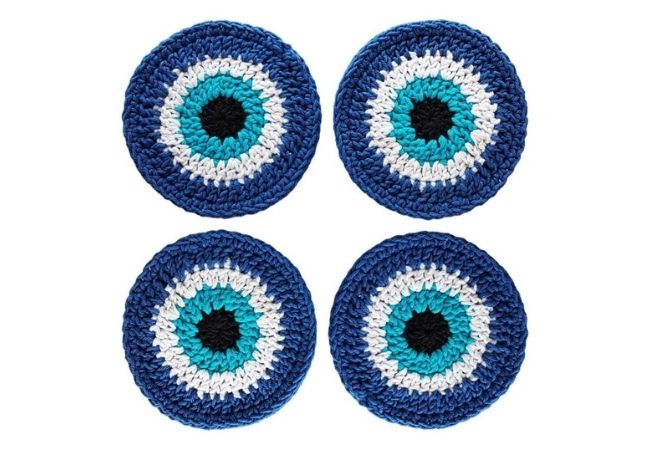 olho grego porta-copos