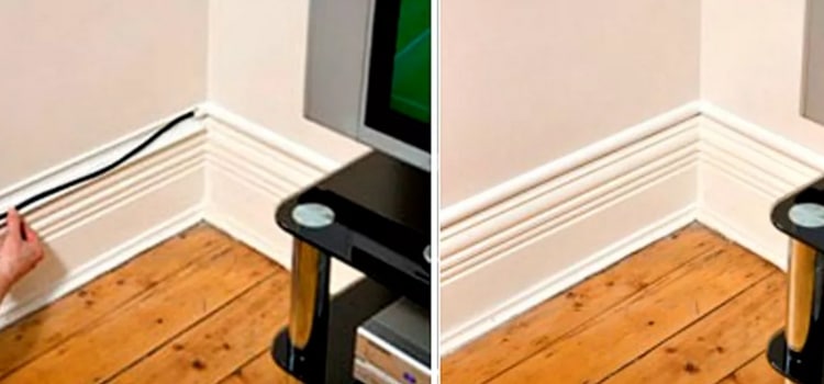 camuflar cabos e fios