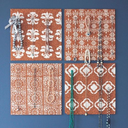 organizador de cortiça para biju