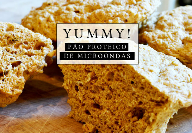 pão caseiro proteico