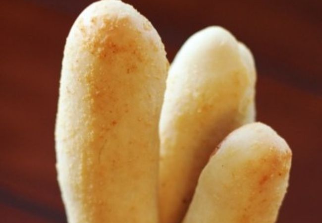 pão de alho com crosta de alho