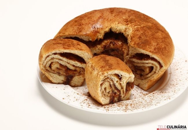 pão doce de canela 