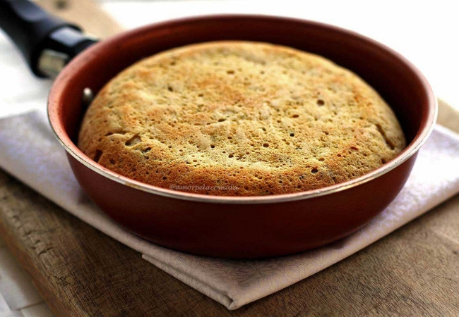 pão de frigideira tipo fit