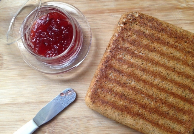 pão de frigideira com trigo integral