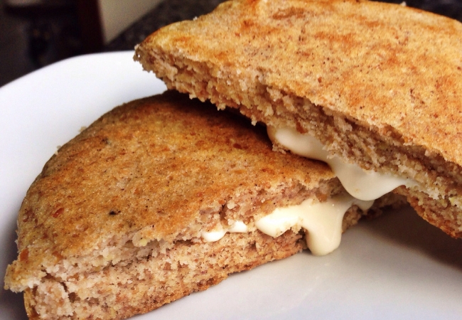pão de frigideira tipo vegan