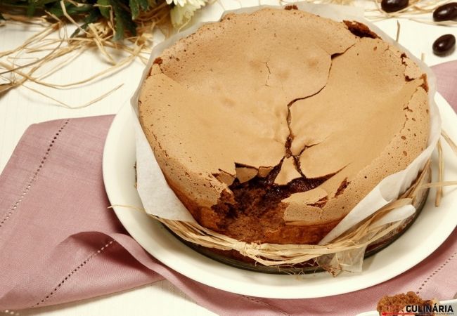 receita pão de ló de chocolate