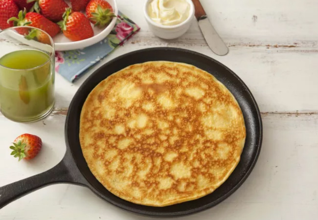 pão de queijo de frigideira