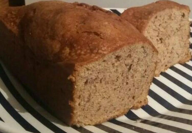 pão saudável banana