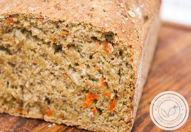 pão saudável cenoura