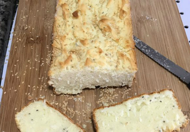 pão saudável com farinha de arroz