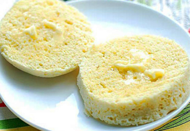 pão sem glúten de batata doce