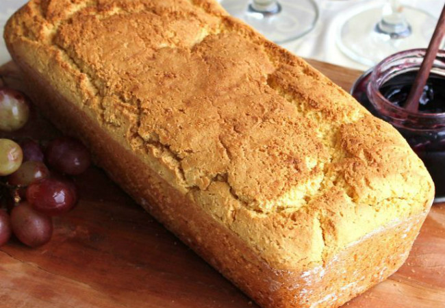 pão sem gluten de fubá