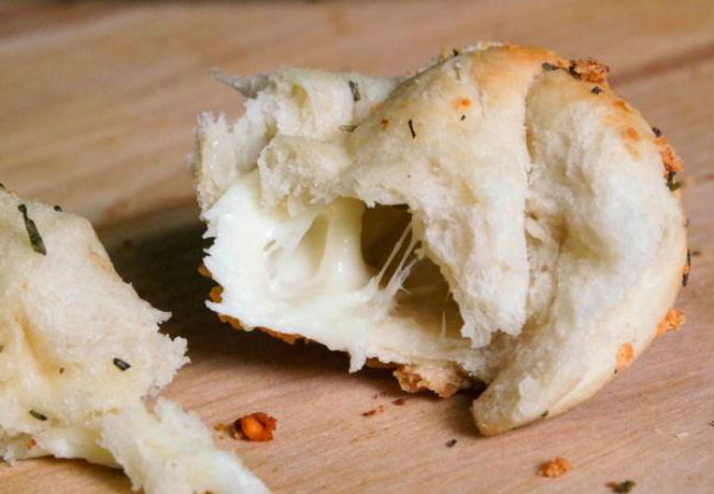 pão sem gluten recheado