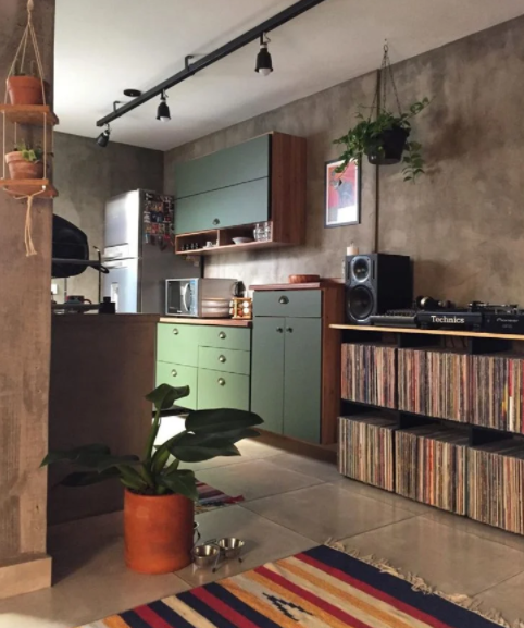 planta pacová na cozinha