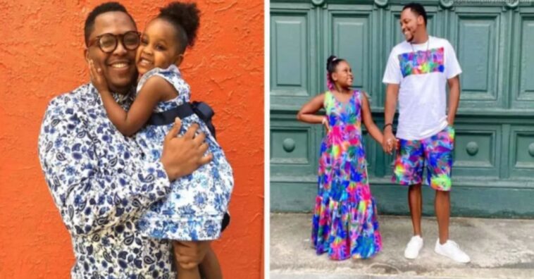 pai costura para filha