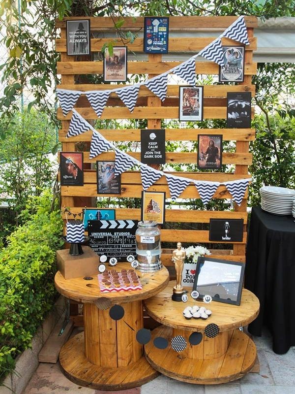 modelo painel com tema cinema