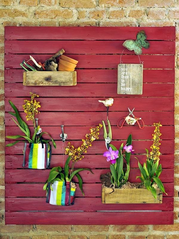 modelo painel de jardinagem