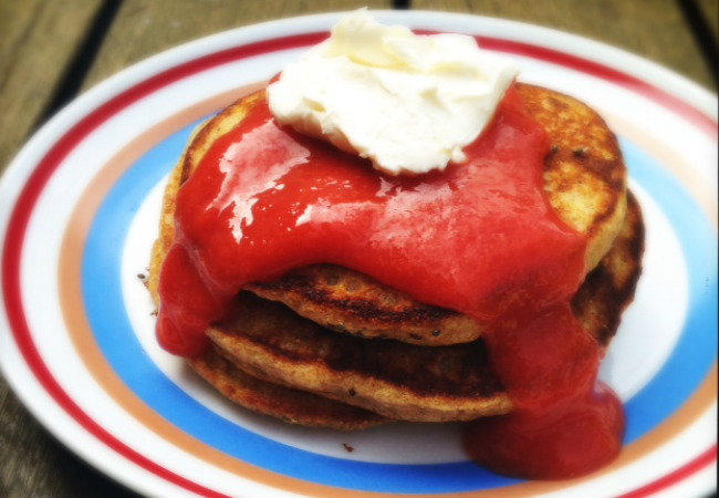 panqueca de chia