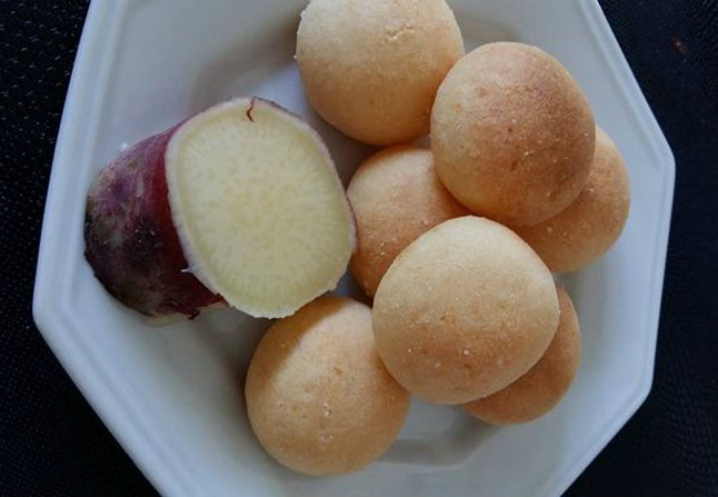 pão de queijo light