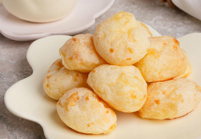 pão de queijo light