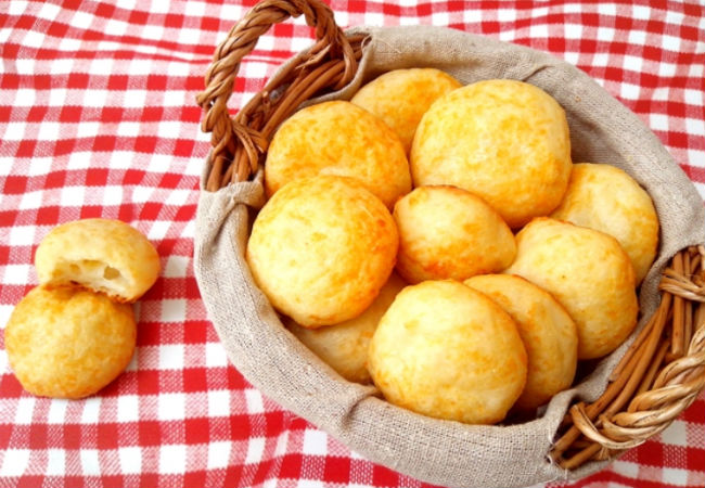 pão de queijo light