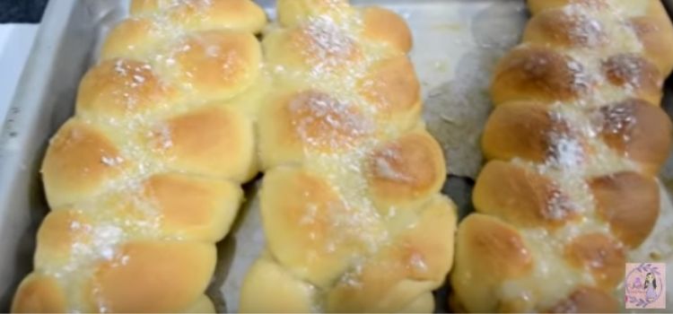 receita pao trançado doce