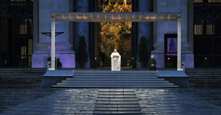 papa bênção sozinho