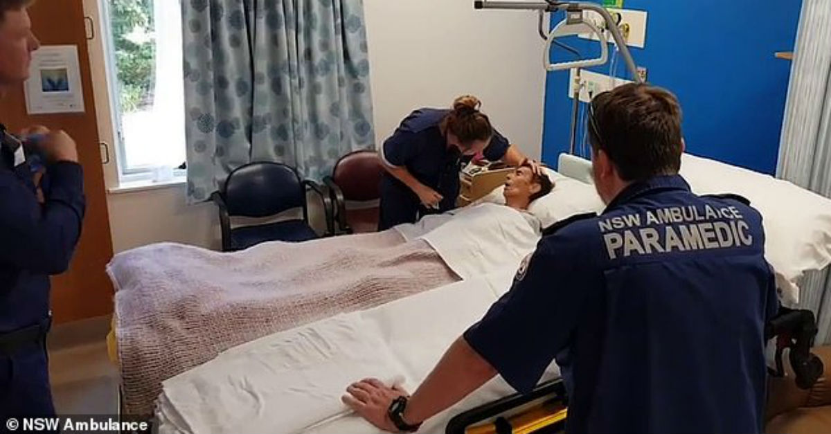 paramédicos ajudam a realizar último desejo de avó história