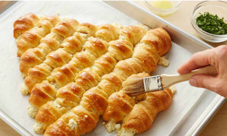 passo a passo árvore de natal com queijo