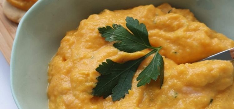 como fazer patê de cenoura com iogurte