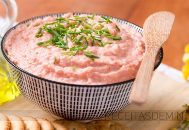 receita de patê de salsicha cebola