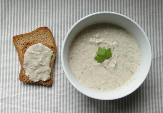 receita patê de sardinha iogurte