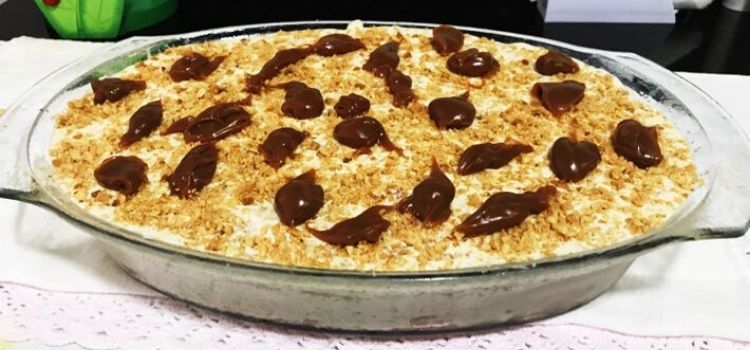 receita de pavê de amendoim com bolacha champanhe