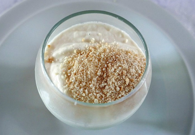 pave de abacaxi com coco