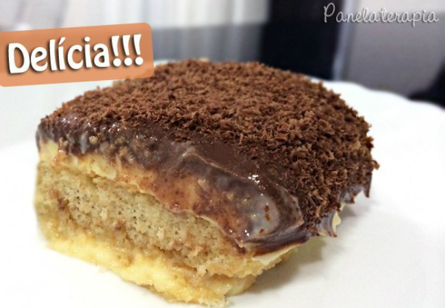 pavê de chocolate com maracujá
