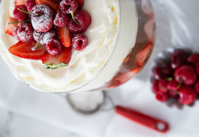 pavê de chocolate com raspa de laranja