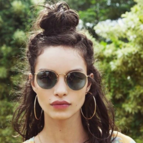 fazer penteados fáceis coque topo