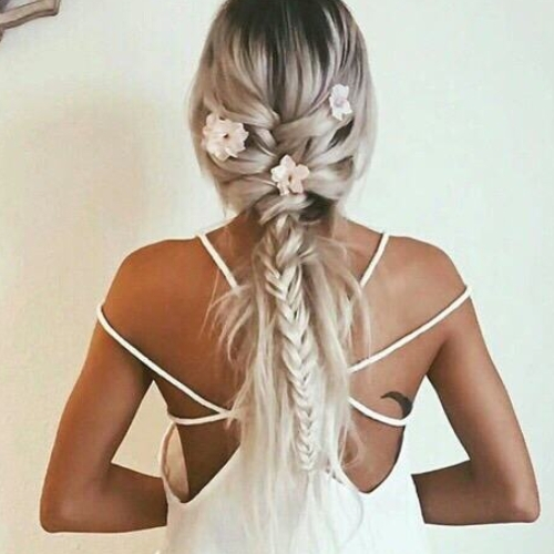 fazer penteados fáceis flores