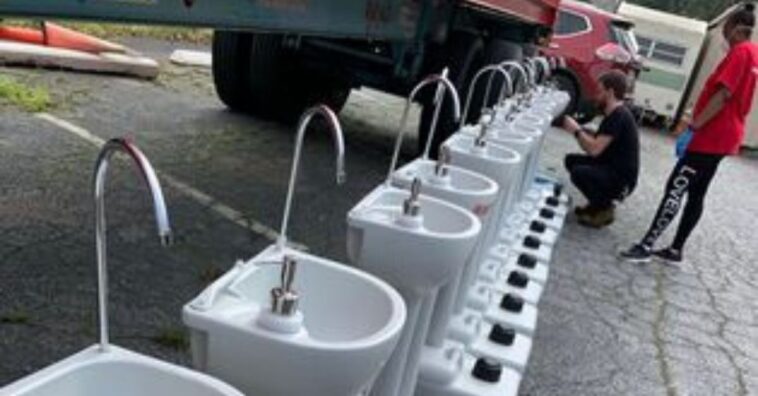 pias portáteis em atlanta