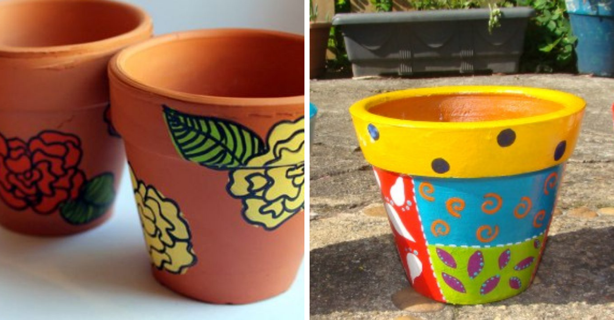 Como pintar vaso de barro 7 ideias para customizar e decorar