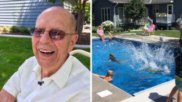 piscina para crianças do bairro